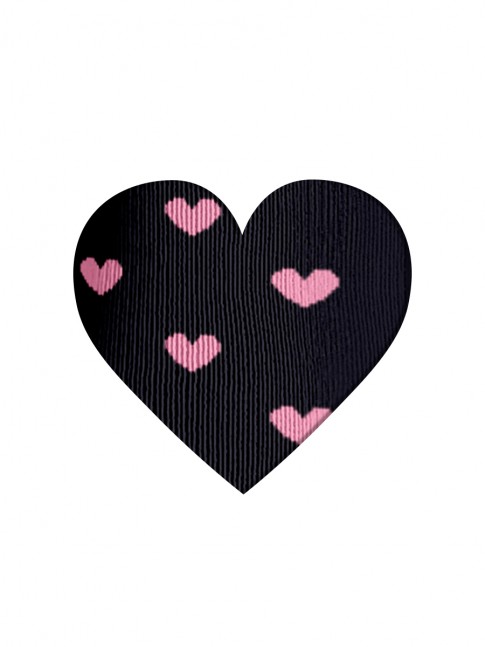 calcetines de corazones rosas