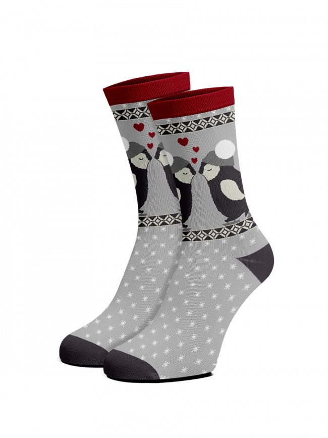 christmas calcetines de pingüinos