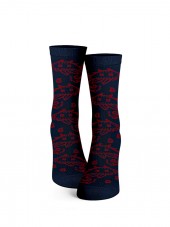 calcetines paisley red calcetines azules de cachemir