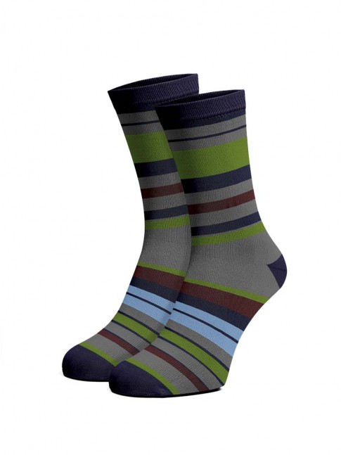 calcetines de rayas de colores
